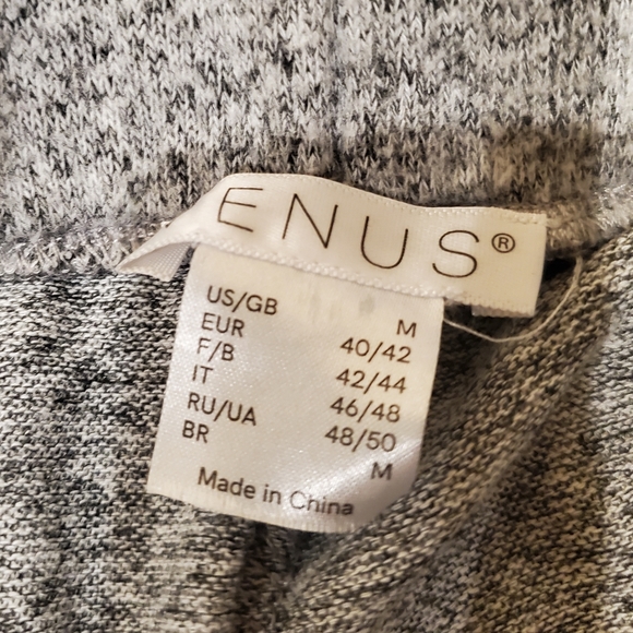 Venus Women's Hacci Jogger & Sweatshirt Set Heather Grey - Picture 9 of 9